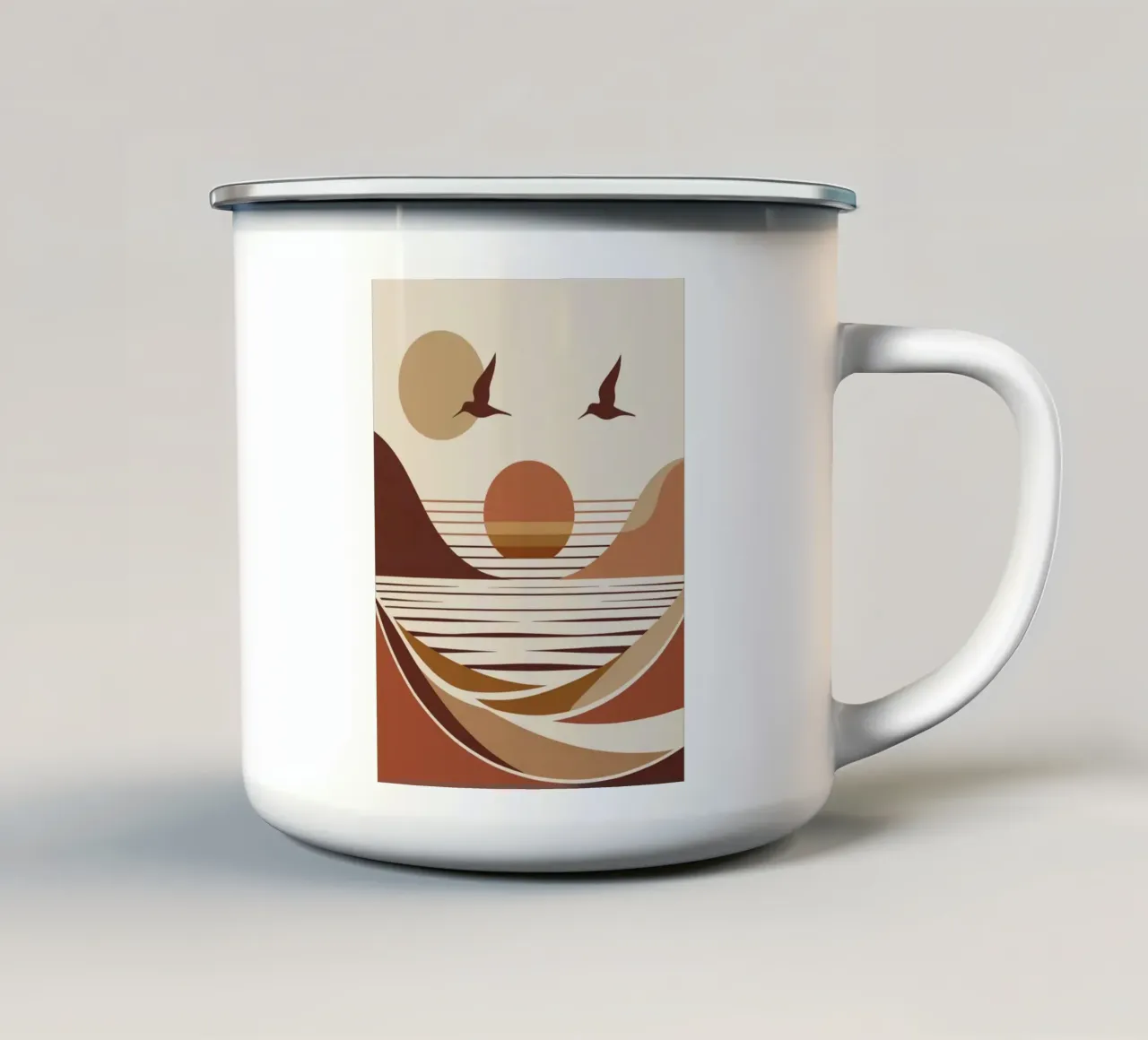 Summer Days II tazza in smalto da Artsy Vibes