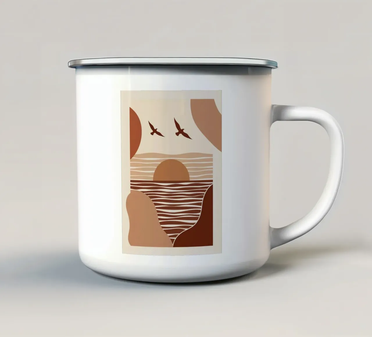 Summer Days III tazza in smalto da Artsy Vibes
