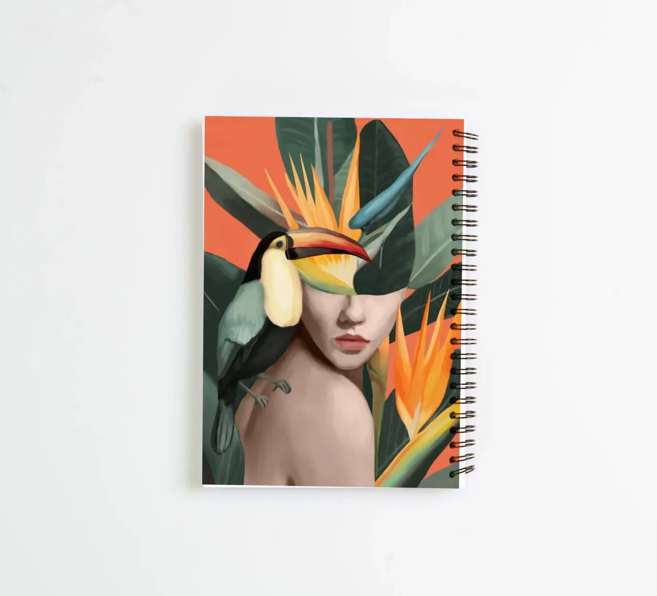 Tropical Reverie 2 spiral notebook by Nadjaa