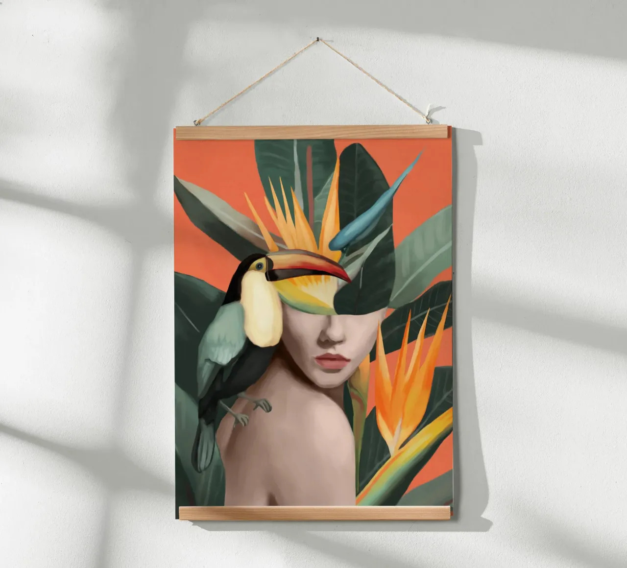 Tropical Reverie 2 poster by Nadjaa