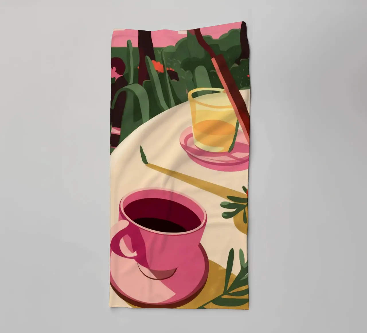 Sunset Tea Serenity towel by Fine Sanctuary