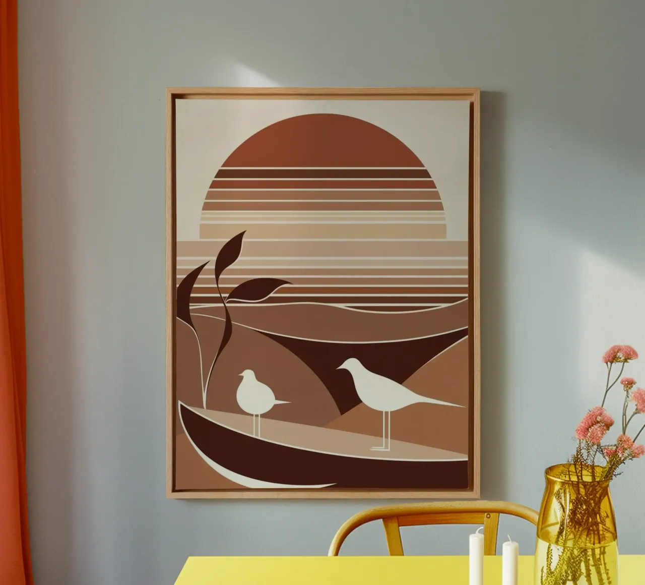 Sommerluft canvas met Baklijst van Artsy Vibes