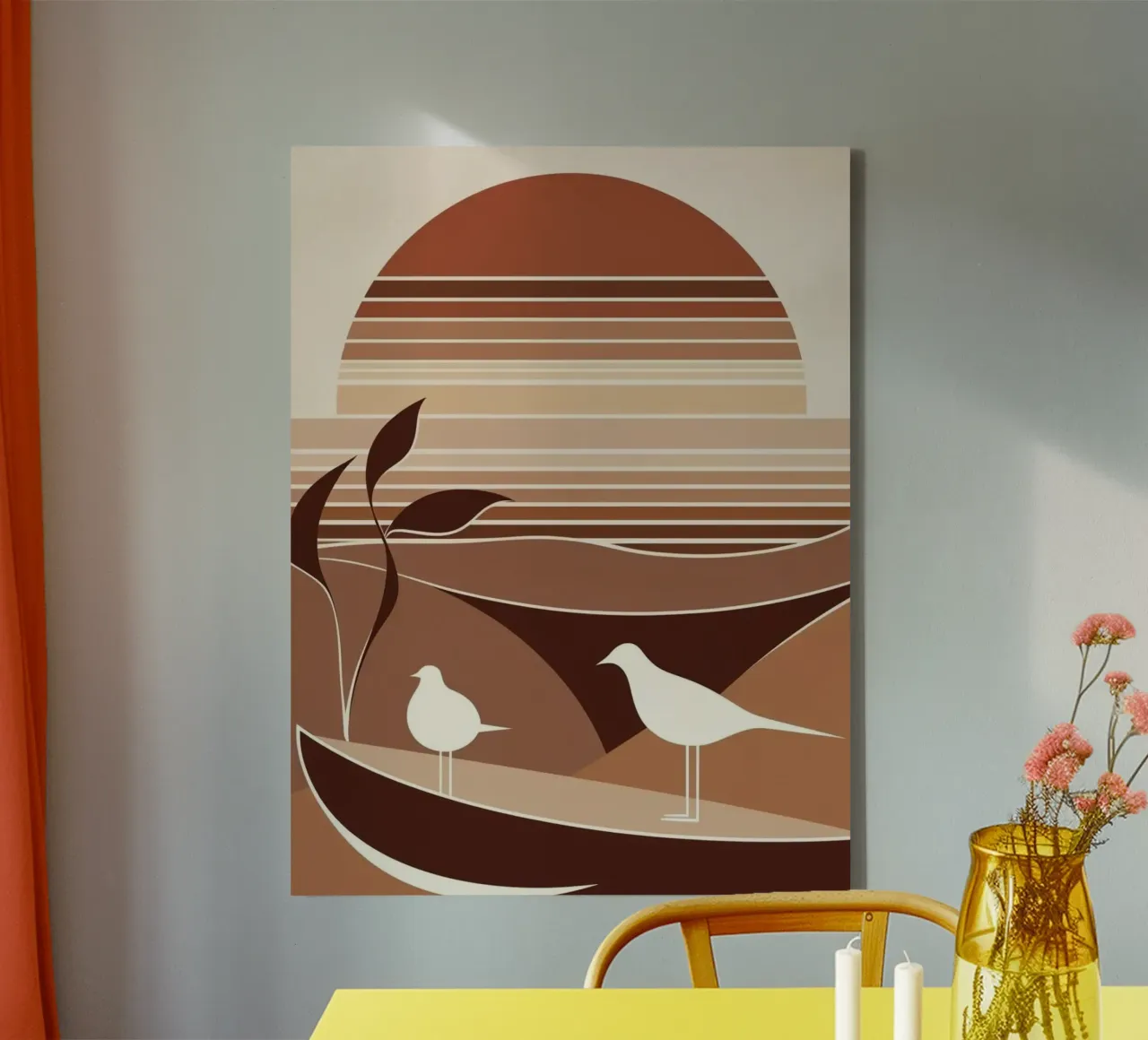 Sommerluft canvas met Baklijst van Artsy Vibes