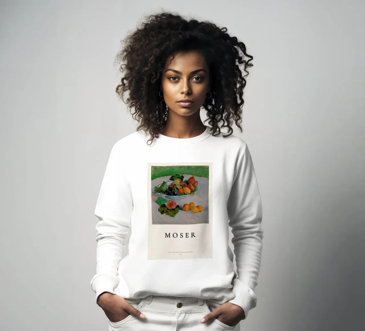 Moser - Still Life with Fruit and Leaves sudadera de ARTOTHEK