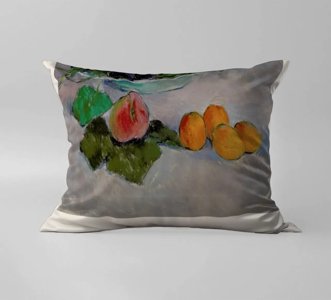 Moser - Still Life with Fruit and Leaves cuscino da ARTOTHEK