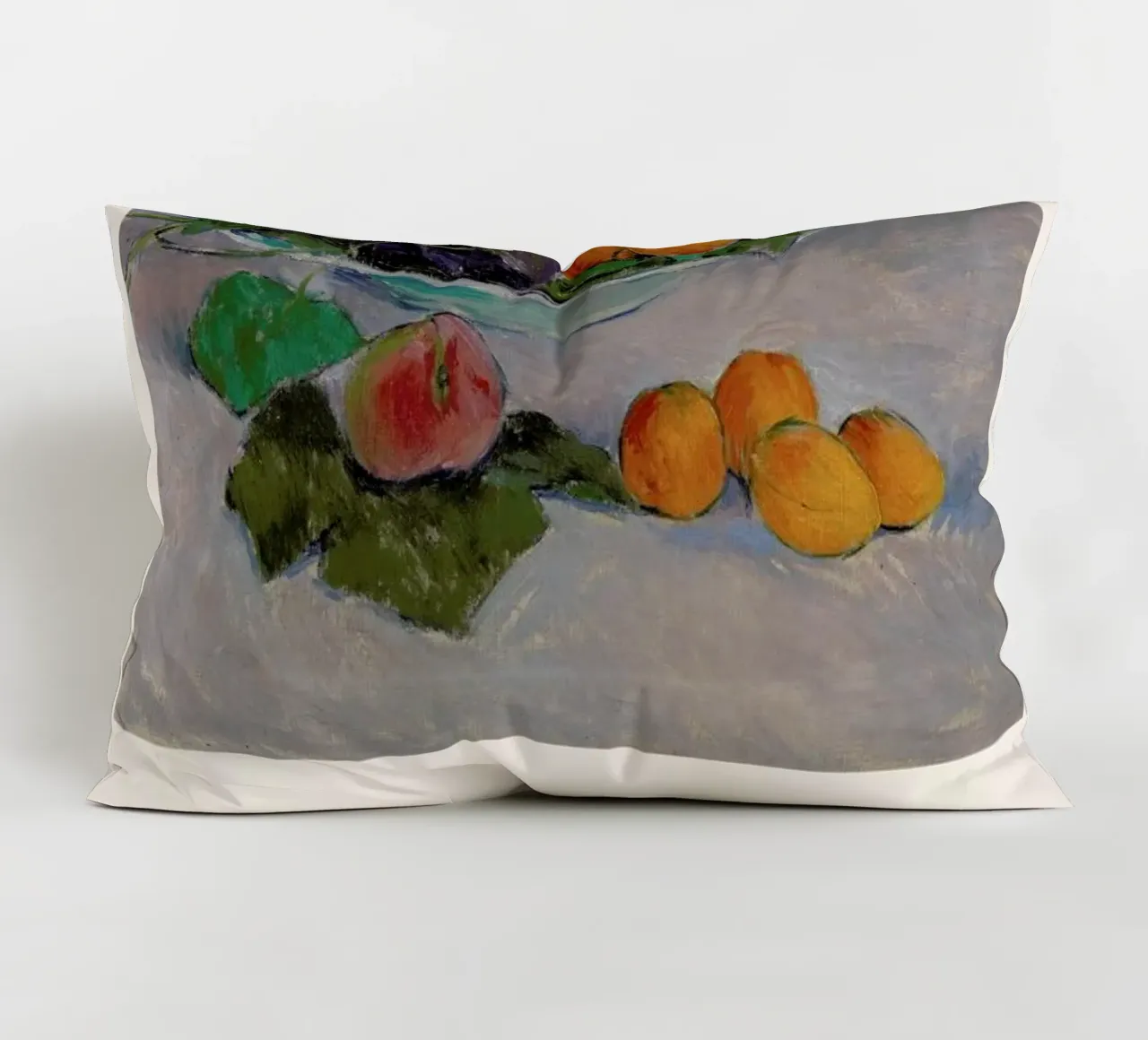 Moser - Still Life with Fruit and Leaves cuscino da ARTOTHEK