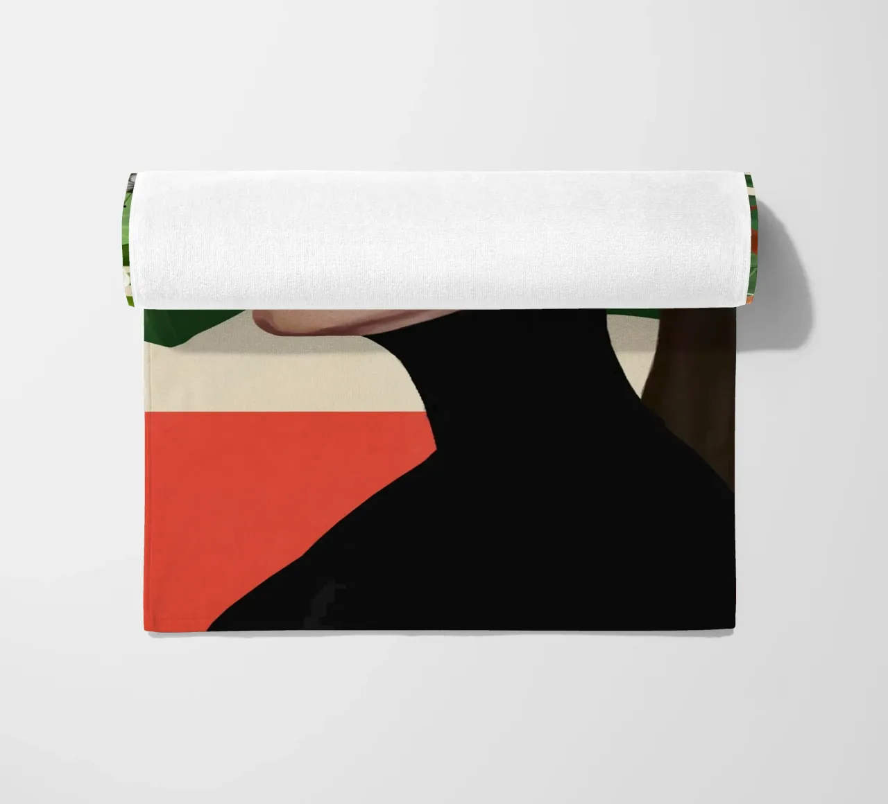 Floral Serenity beach towel by Nadjaa