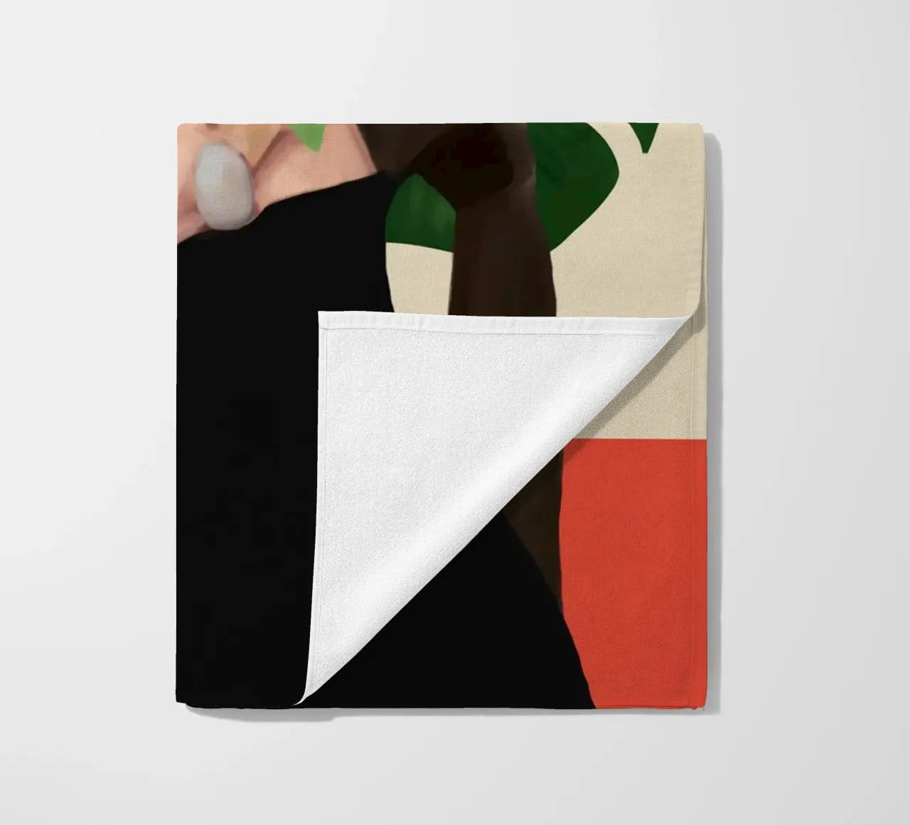 Floral Serenity beach towel by Nadjaa