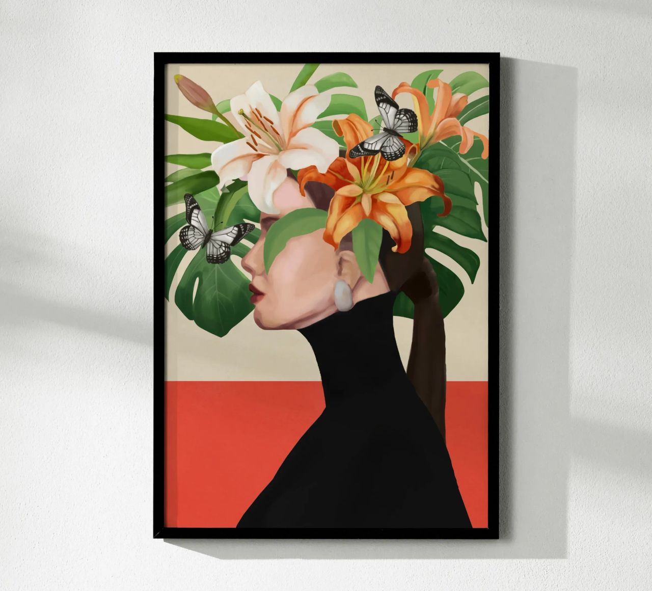 Floral Serenity poster by Nadjaa
