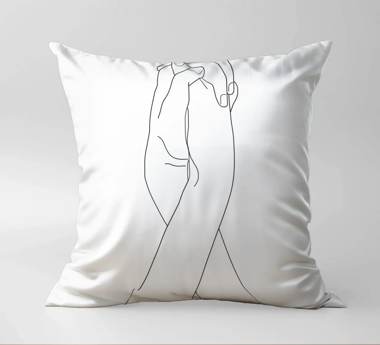 Never Let Me Go II decorative cushion by Nadjaa