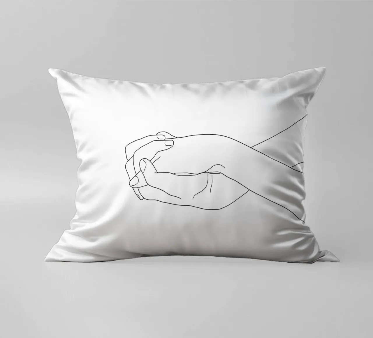 Never Let Me Go II decorative cushion by Nadjaa