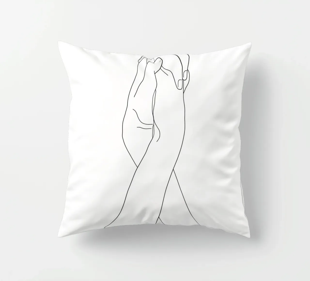 Never Let Me Go II decorative cushion by Nadjaa