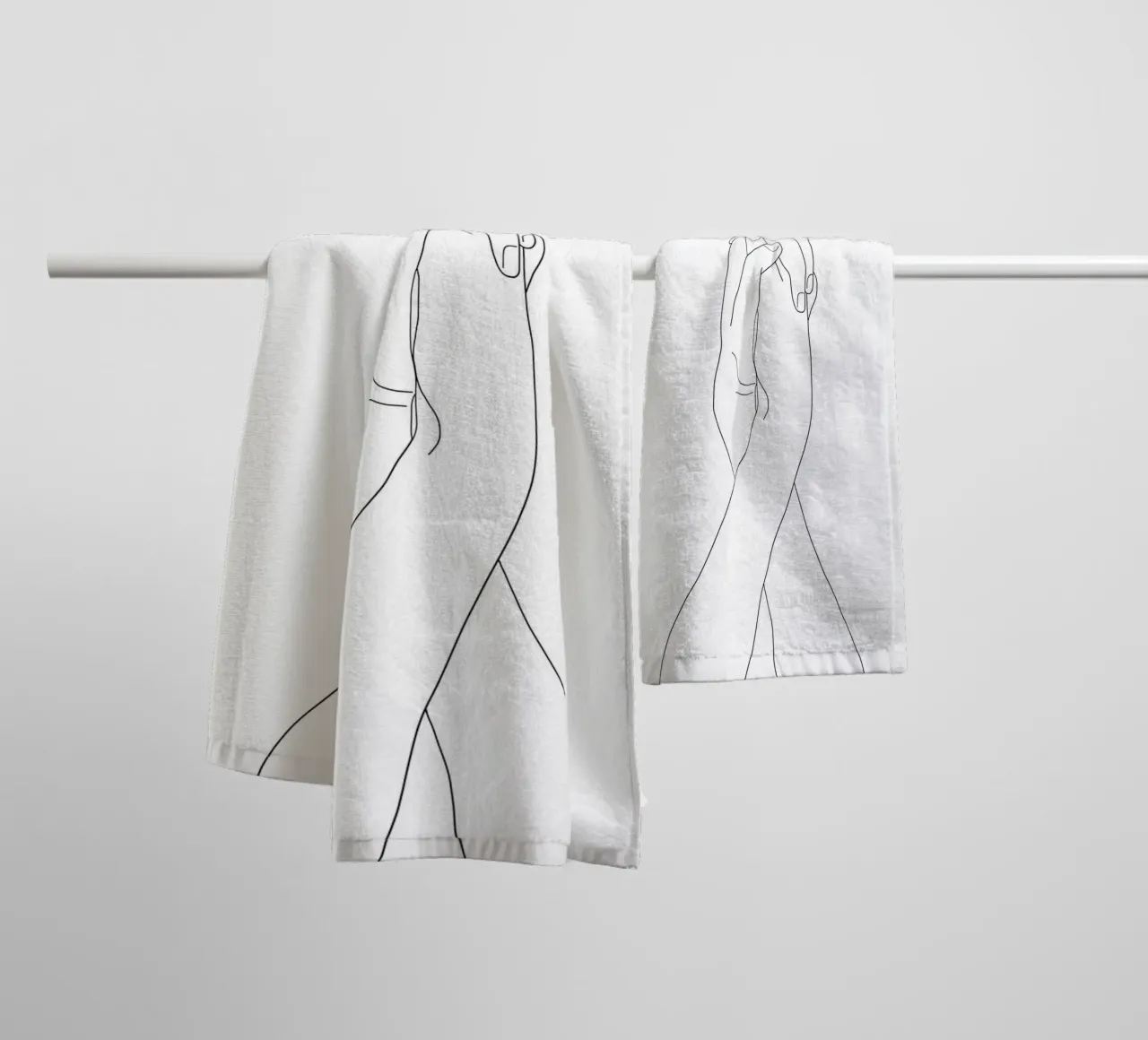 Never Let Me Go II asciugamano da bagno da Nadjaa