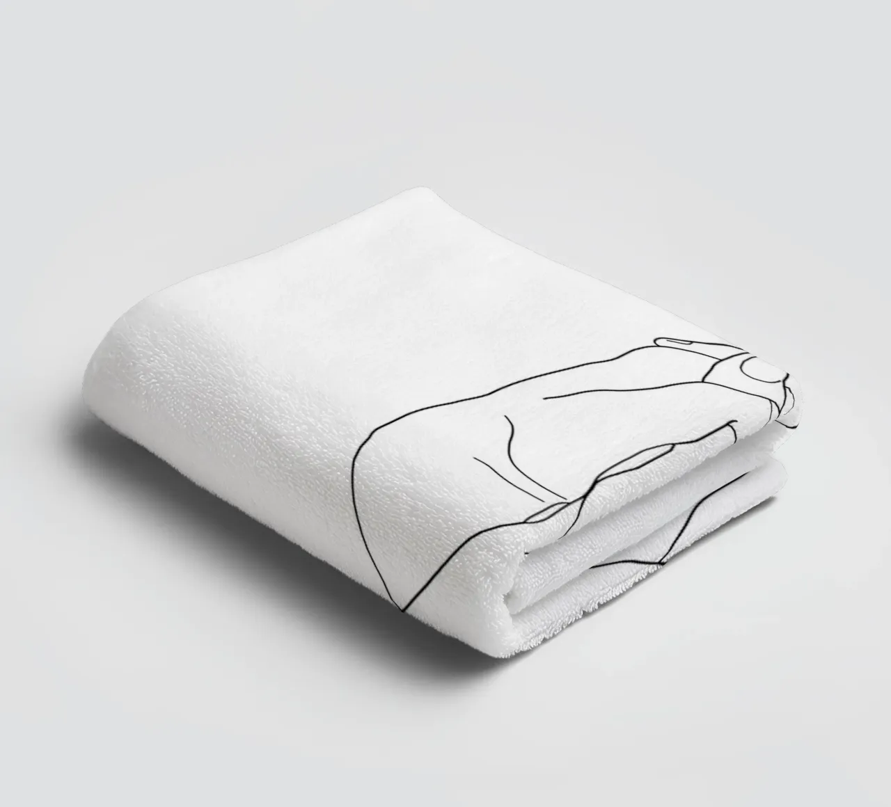 Never Let Me Go II asciugamano da bagno da Nadjaa