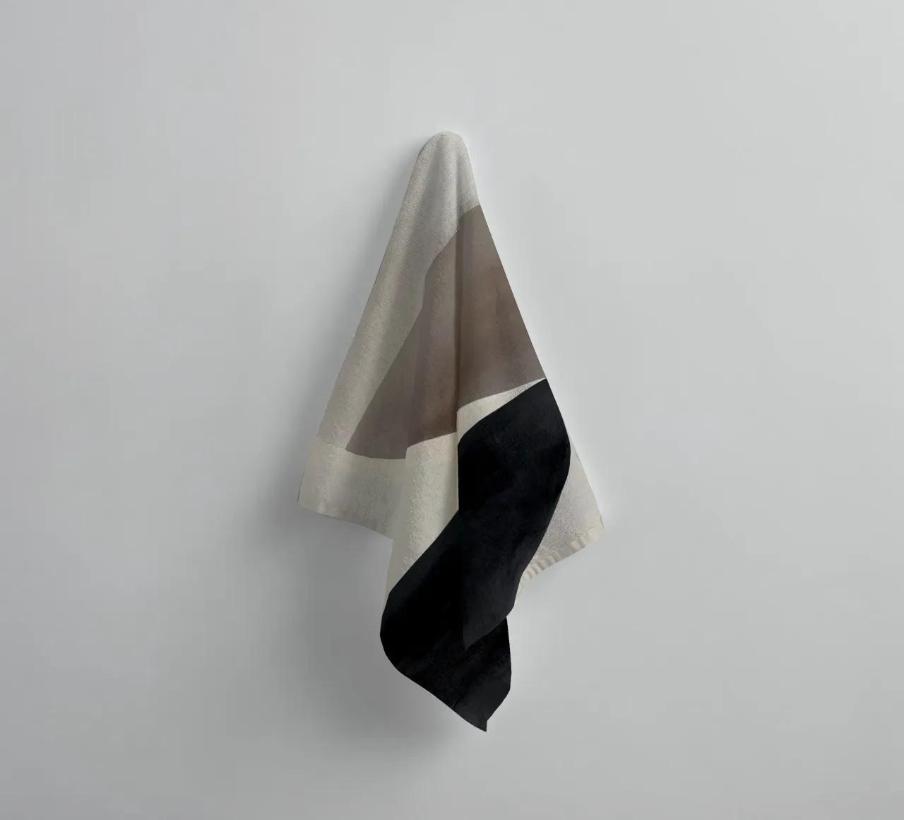 Geometrische Vormen Abstracte Kunst badhanddoek van Melloi Art Print