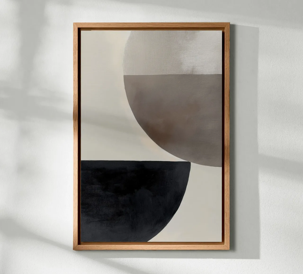 Geometric Shapes Abstract Art canvas by Melloi Art Print
