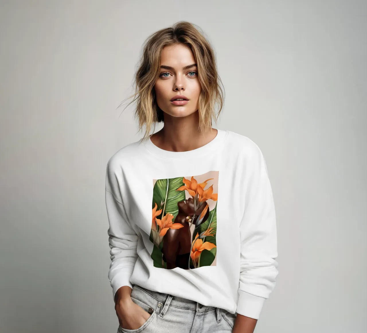 Ethereal Bloom felpa da Nadjaa