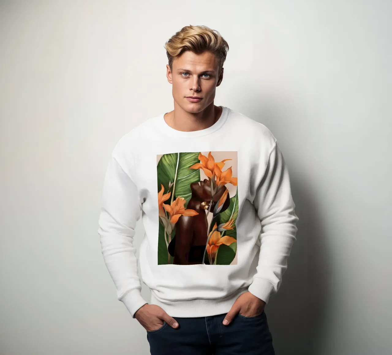 Ethereal Bloom felpa da Nadjaa