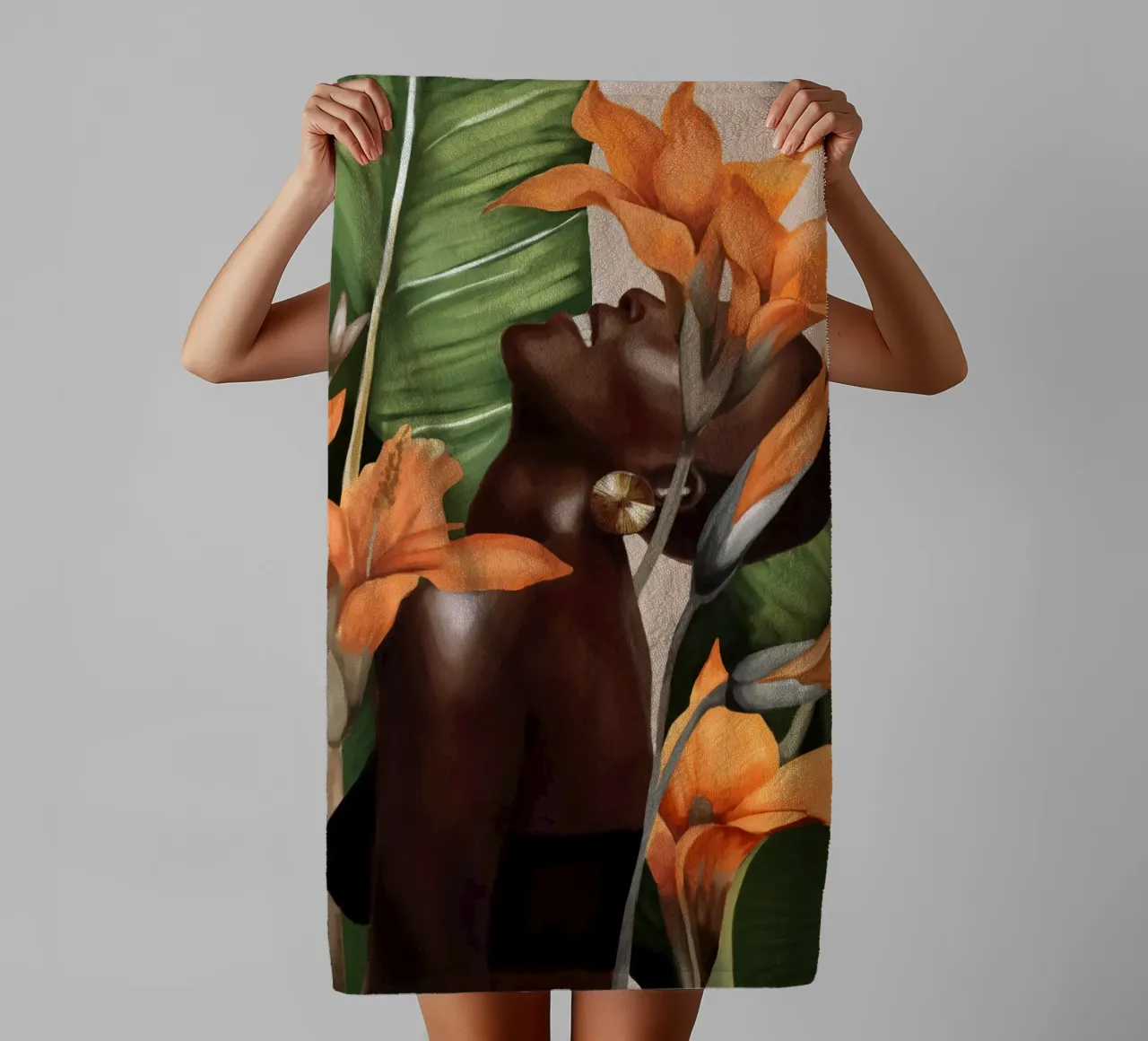 Ethereal Bloom asciugamano da bagno da Nadjaa