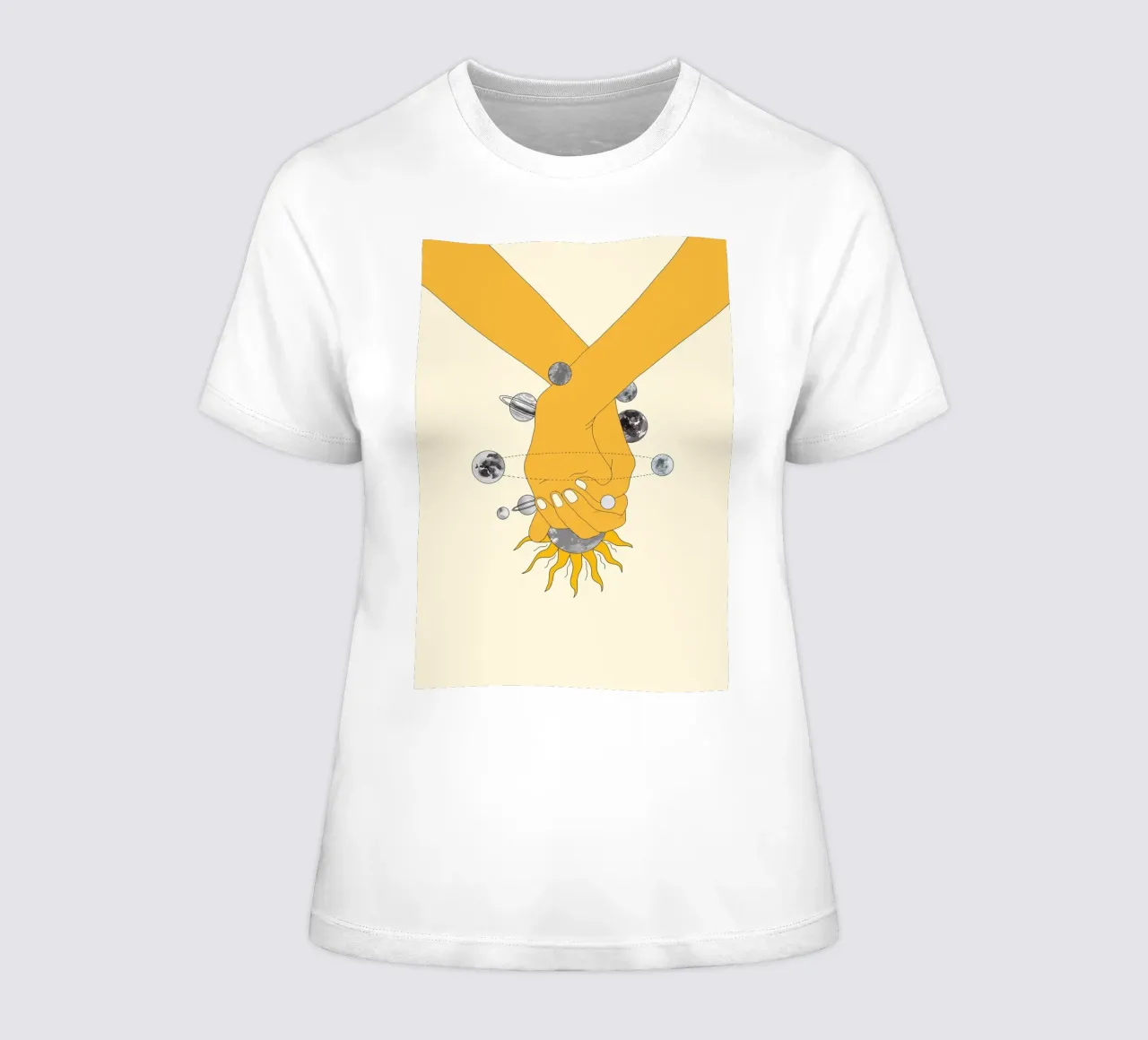 Everything Revolves Around Us t-shirt da donna da Nadjaa