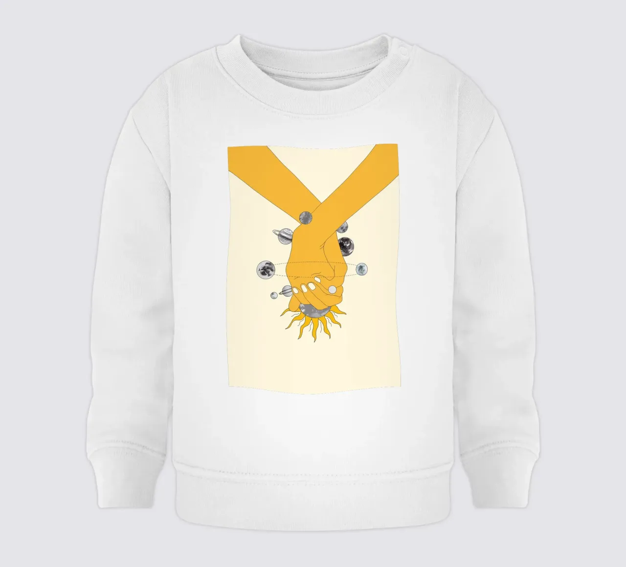 Everything Revolves Around Us felpa neonato da Nadjaa