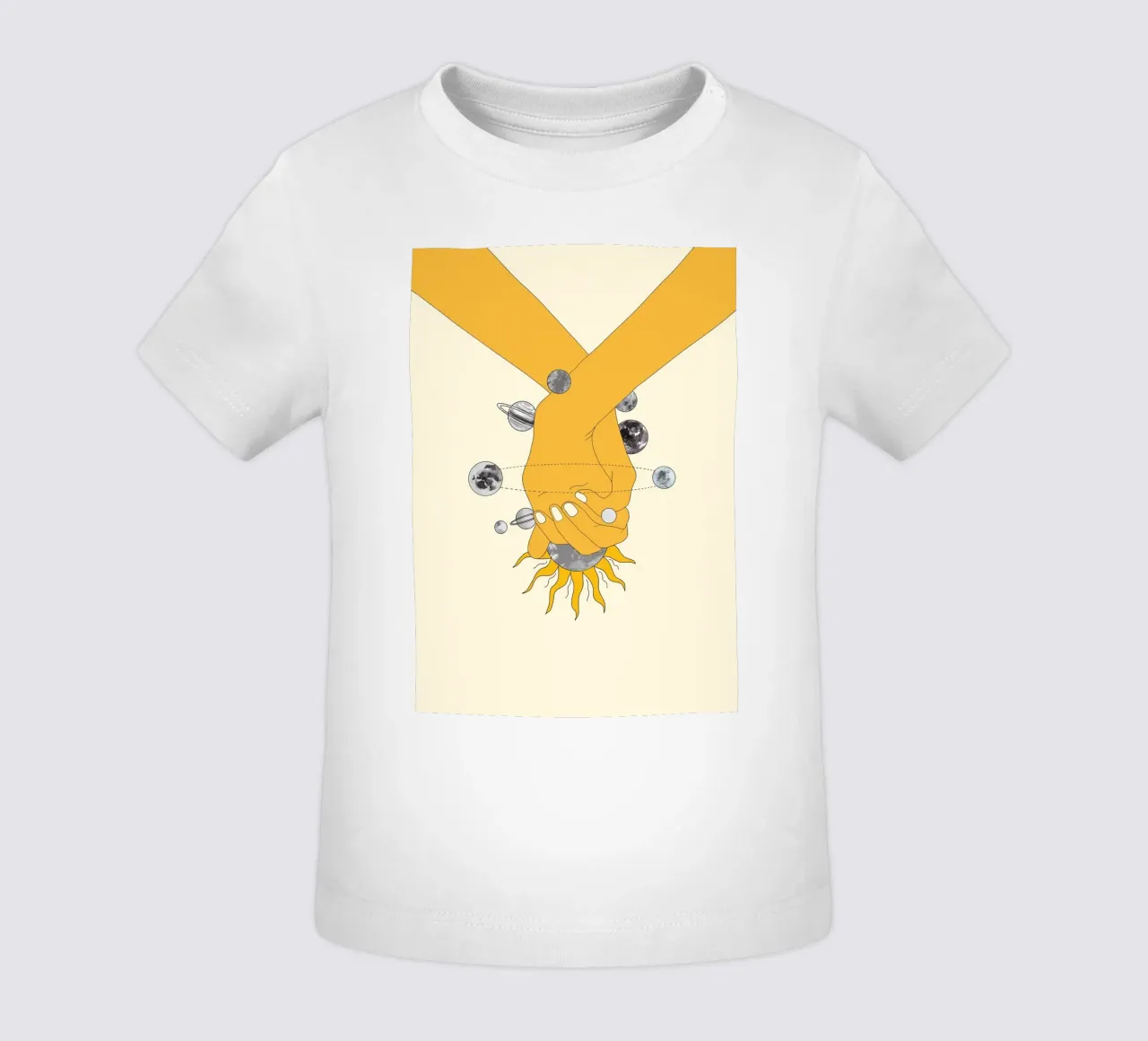 Everything Revolves Around Us maglietta neonato da Nadjaa