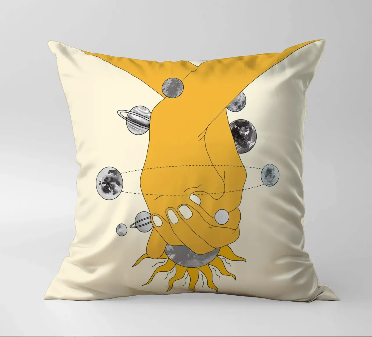 Everything Revolves Around Us cuscino da Nadjaa