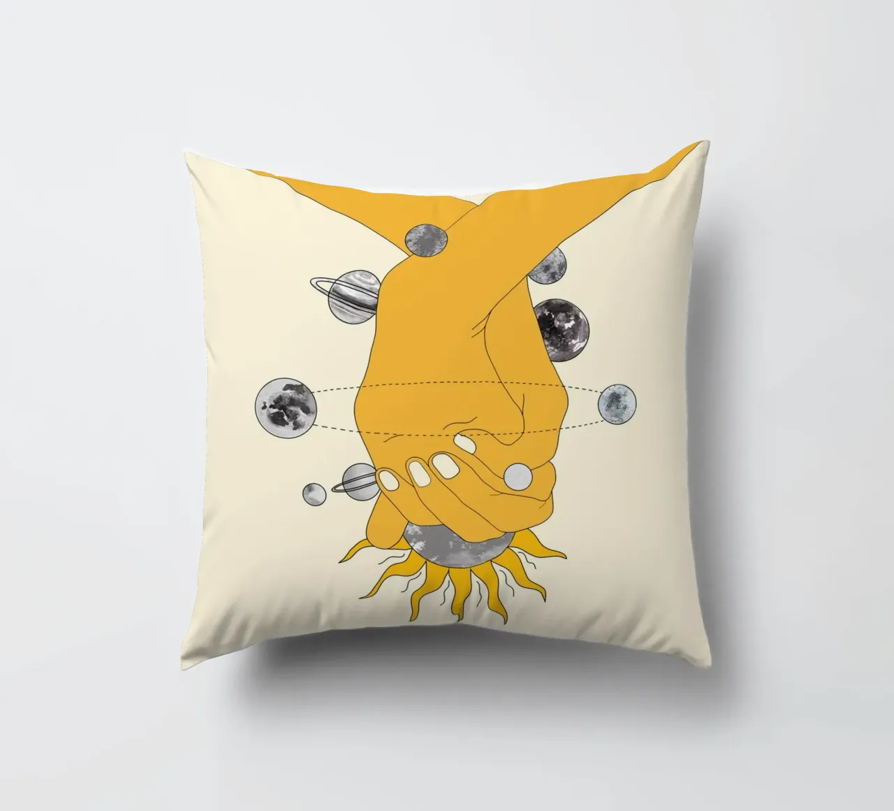 Everything Revolves Around Us cuscino da Nadjaa