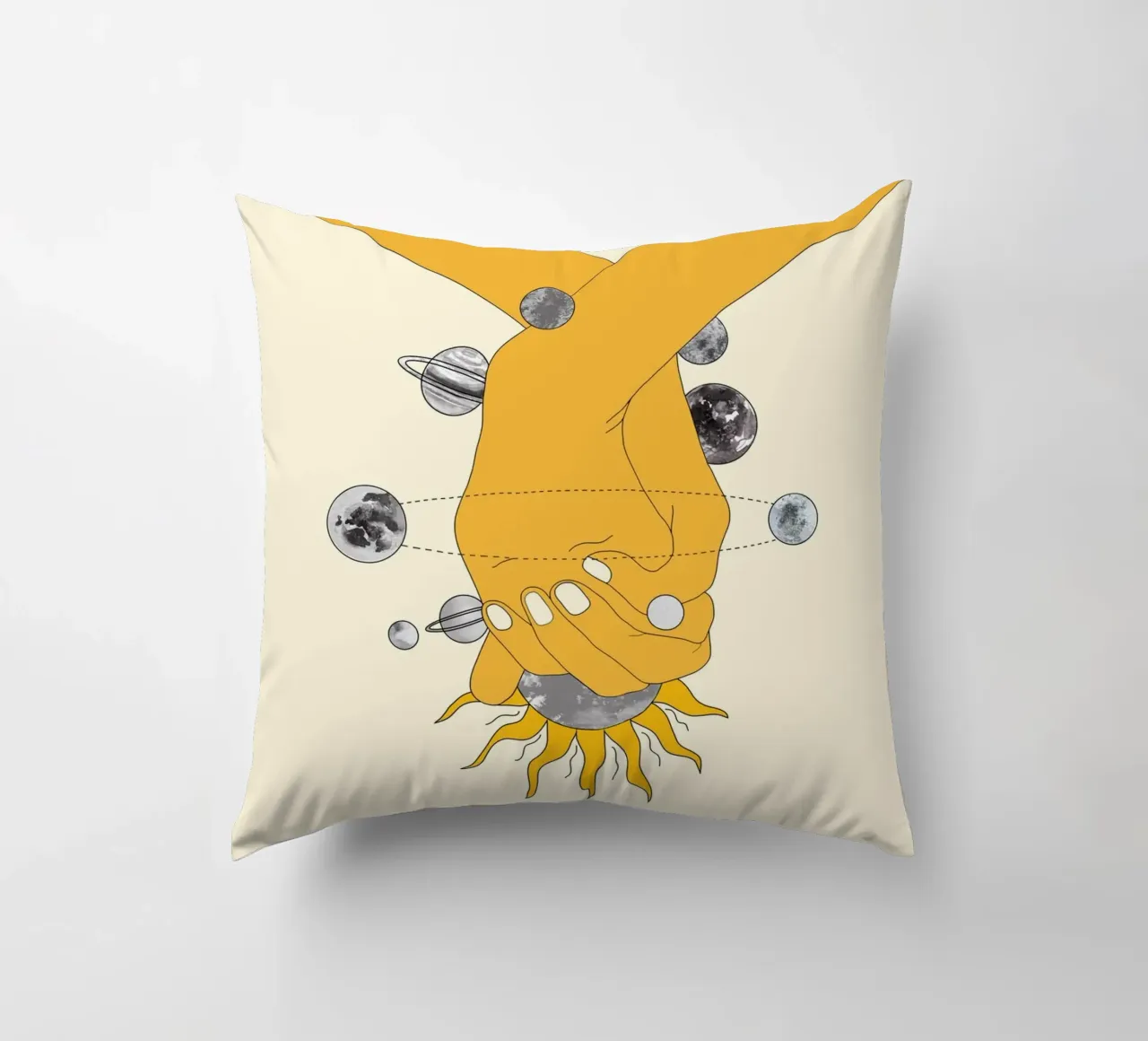 Everything Revolves Around Us cuscino da Nadjaa