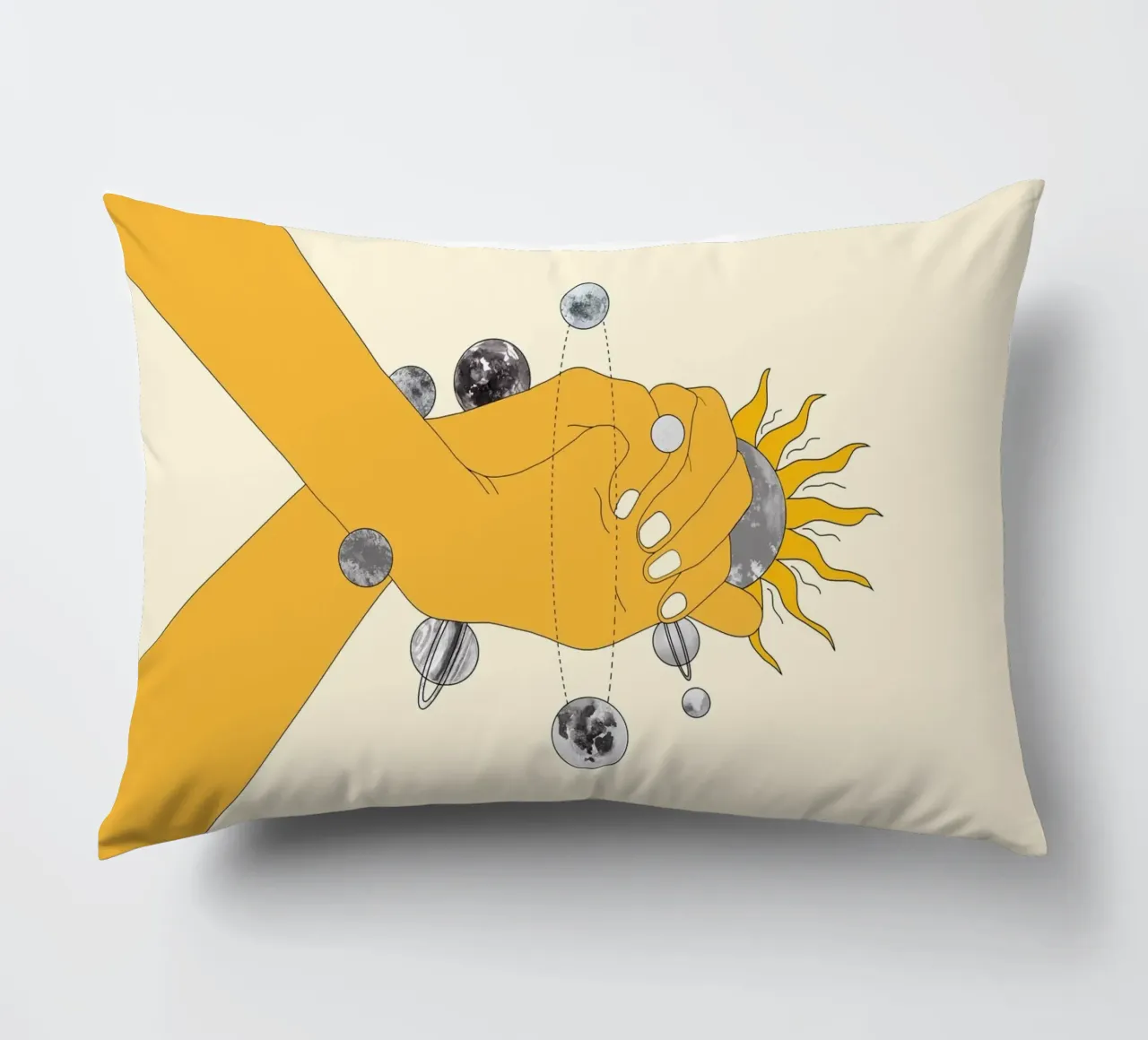 Everything Revolves Around Us cuscino da Nadjaa