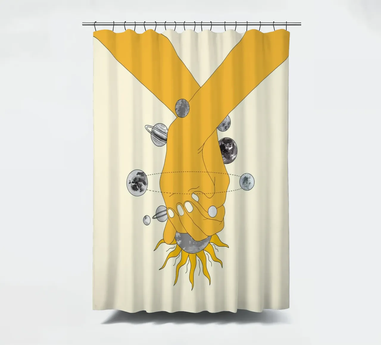 Everything Revolves Around Us tenda da doccia da Nadjaa