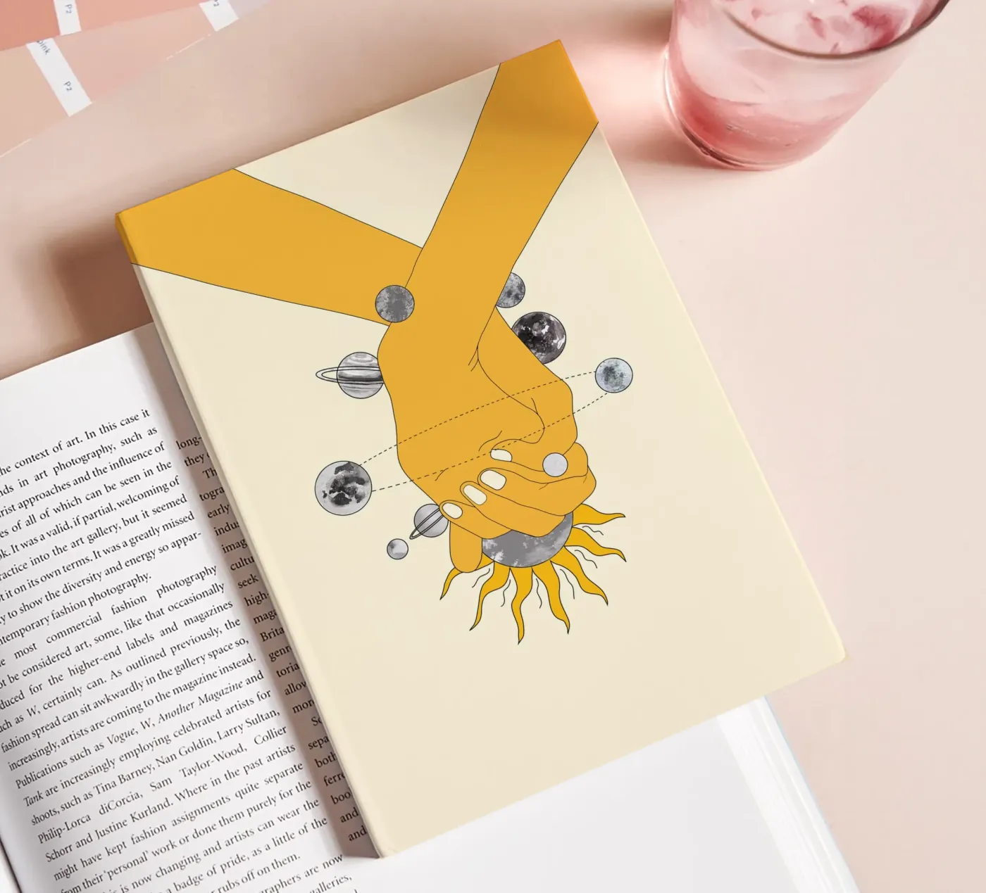 Everything Revolves Around Us notebook by Nadjaa