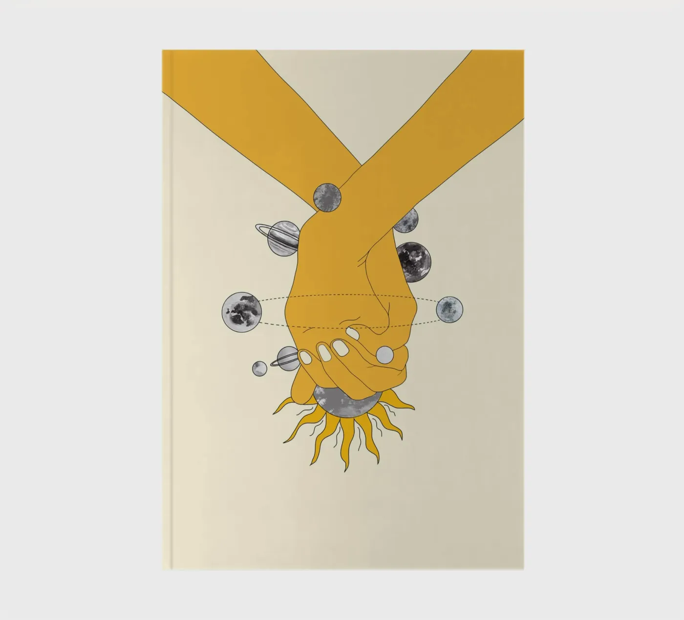 Everything Revolves Around Us notebook by Nadjaa