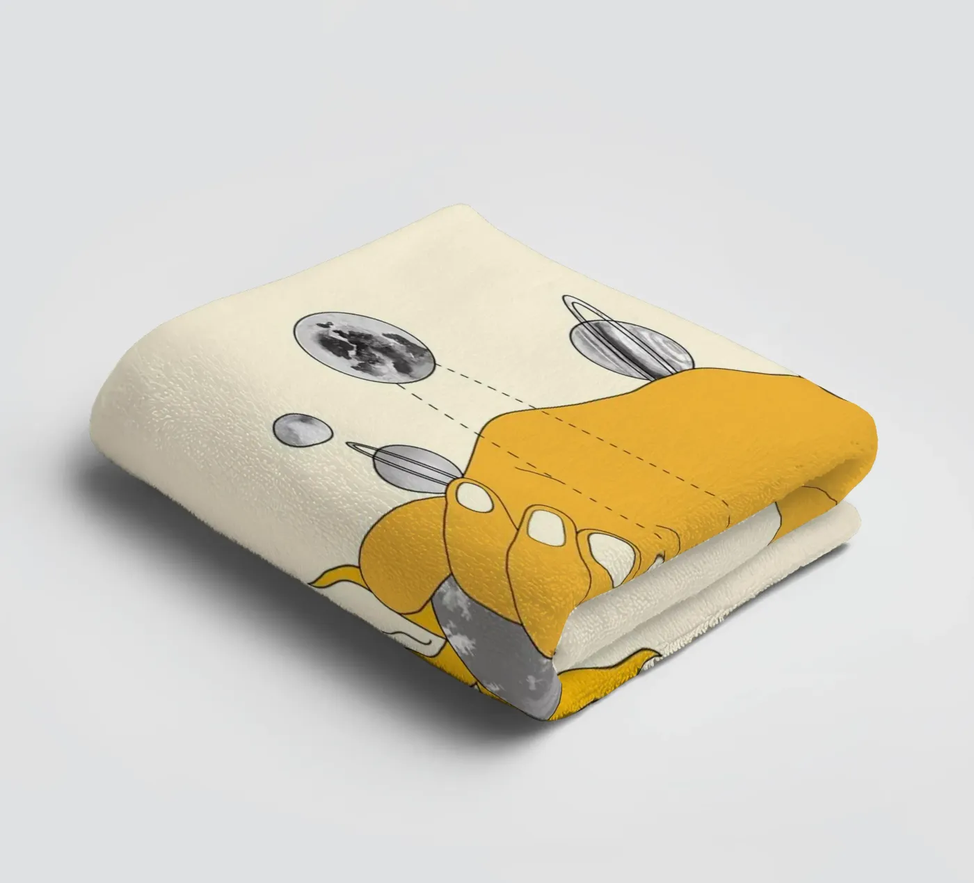 Everything Revolves Around Us badhanddoek van Nadjaa