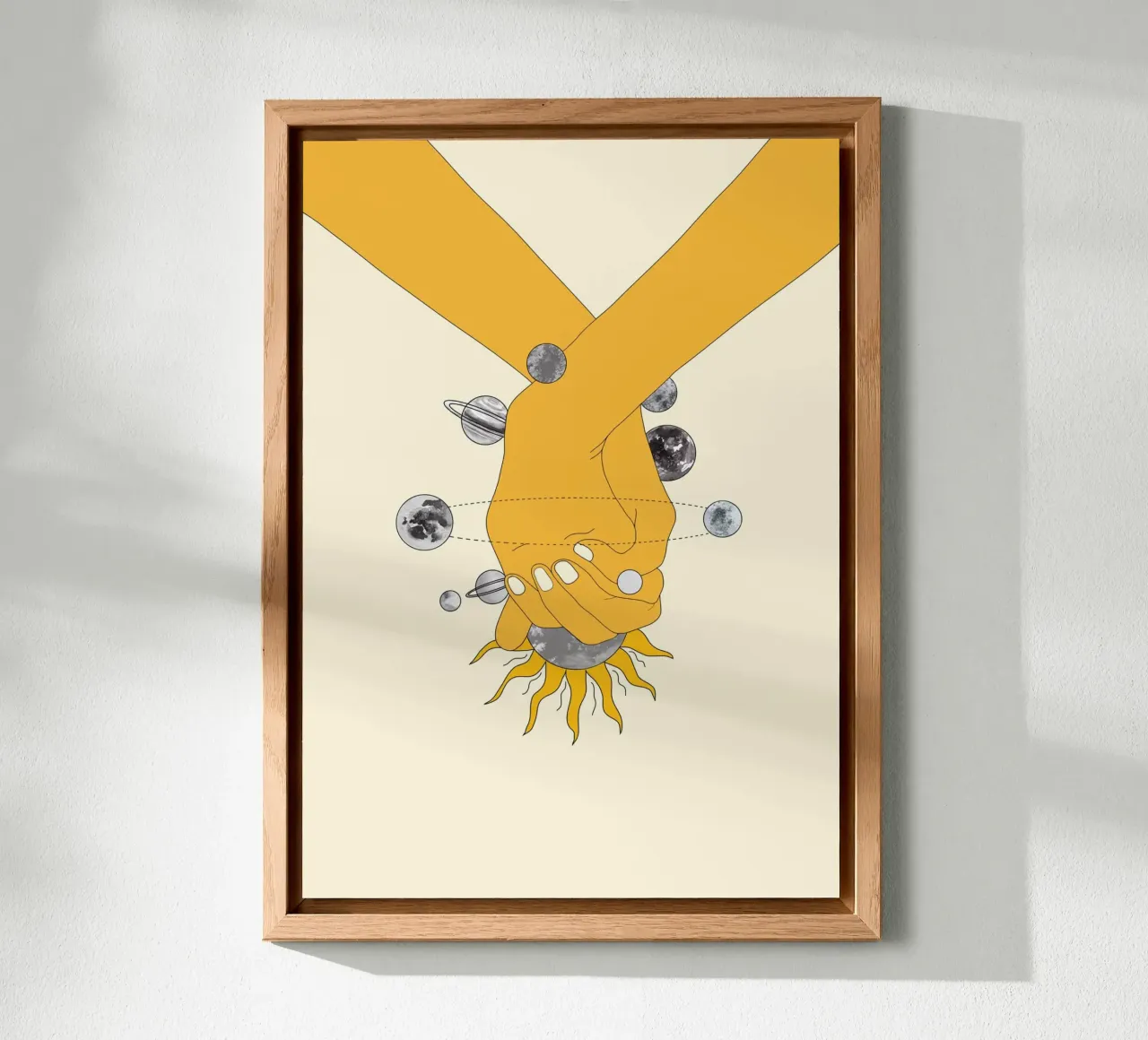 Everything Revolves Around Us alluminio dibond da Nadjaa