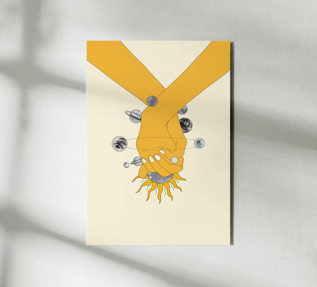 Everything Revolves Around Us alluminio dibond da Nadjaa