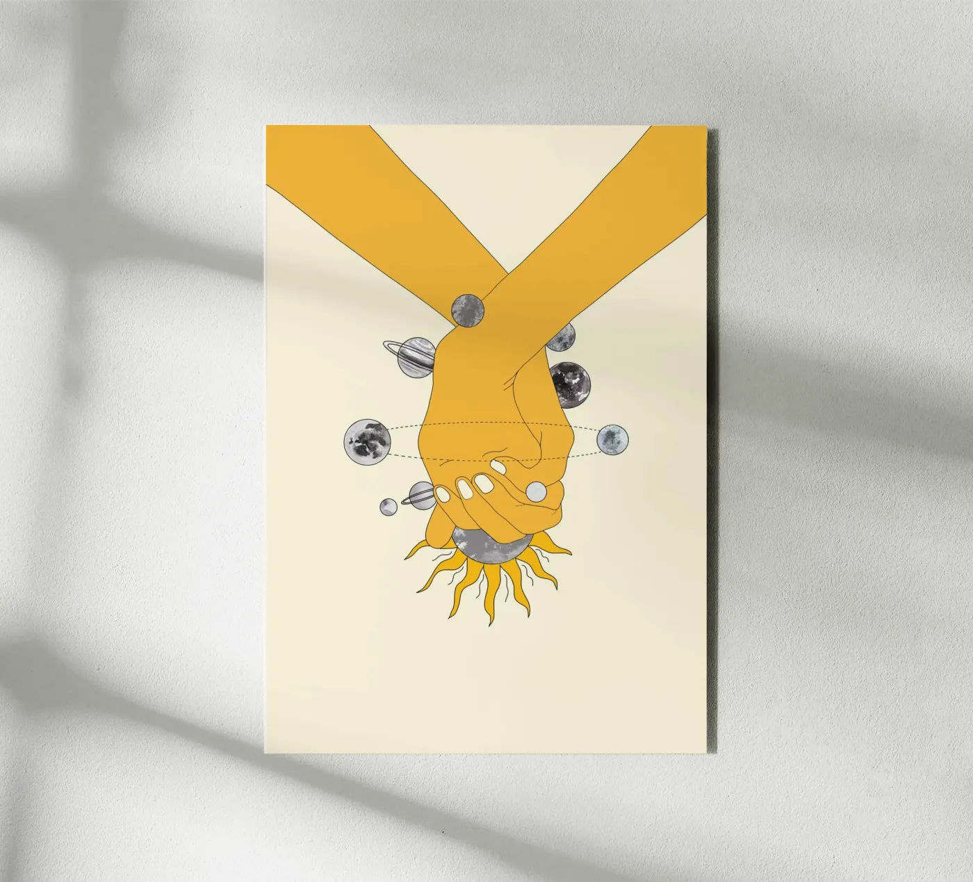 Everything Revolves Around Us forex-plaat van Nadjaa