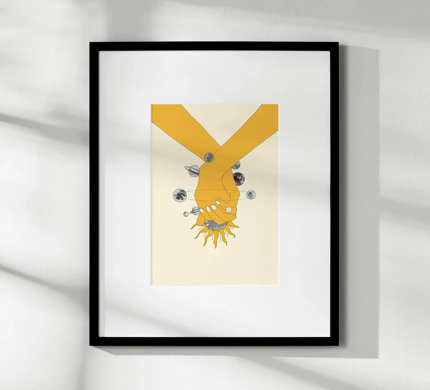 Everything Revolves Around Us poster van Nadjaa