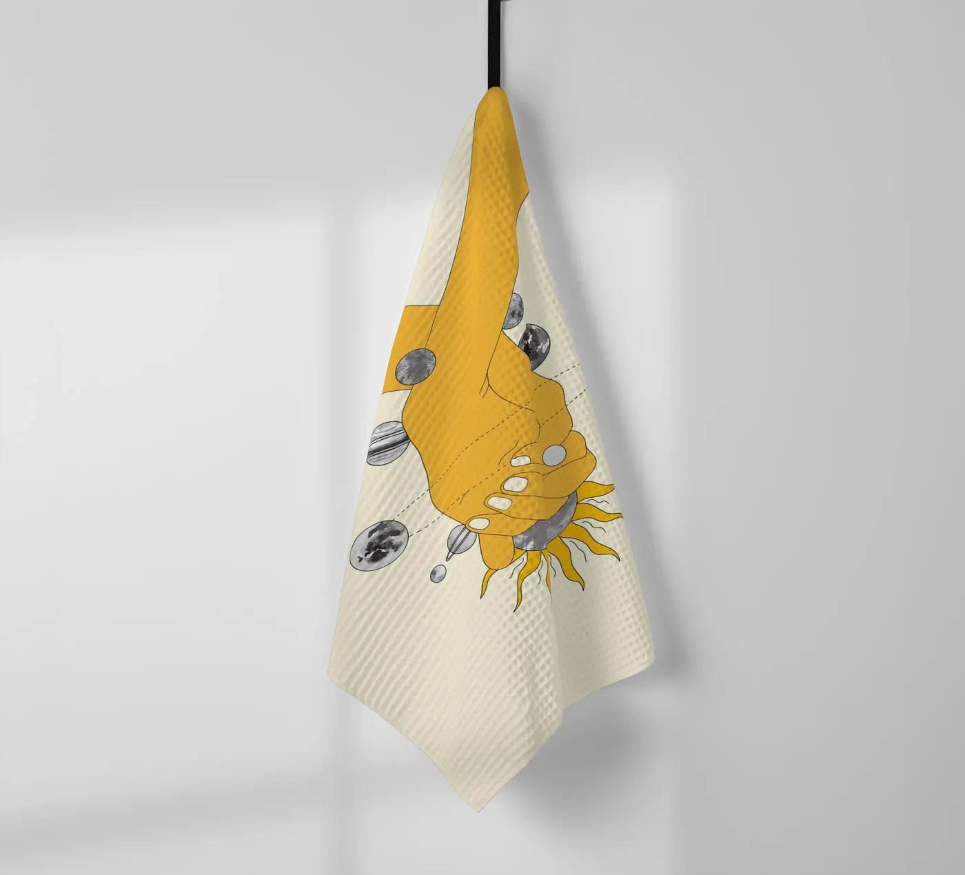 Everything Revolves Around Us Geschirrtuch von Nadjaa