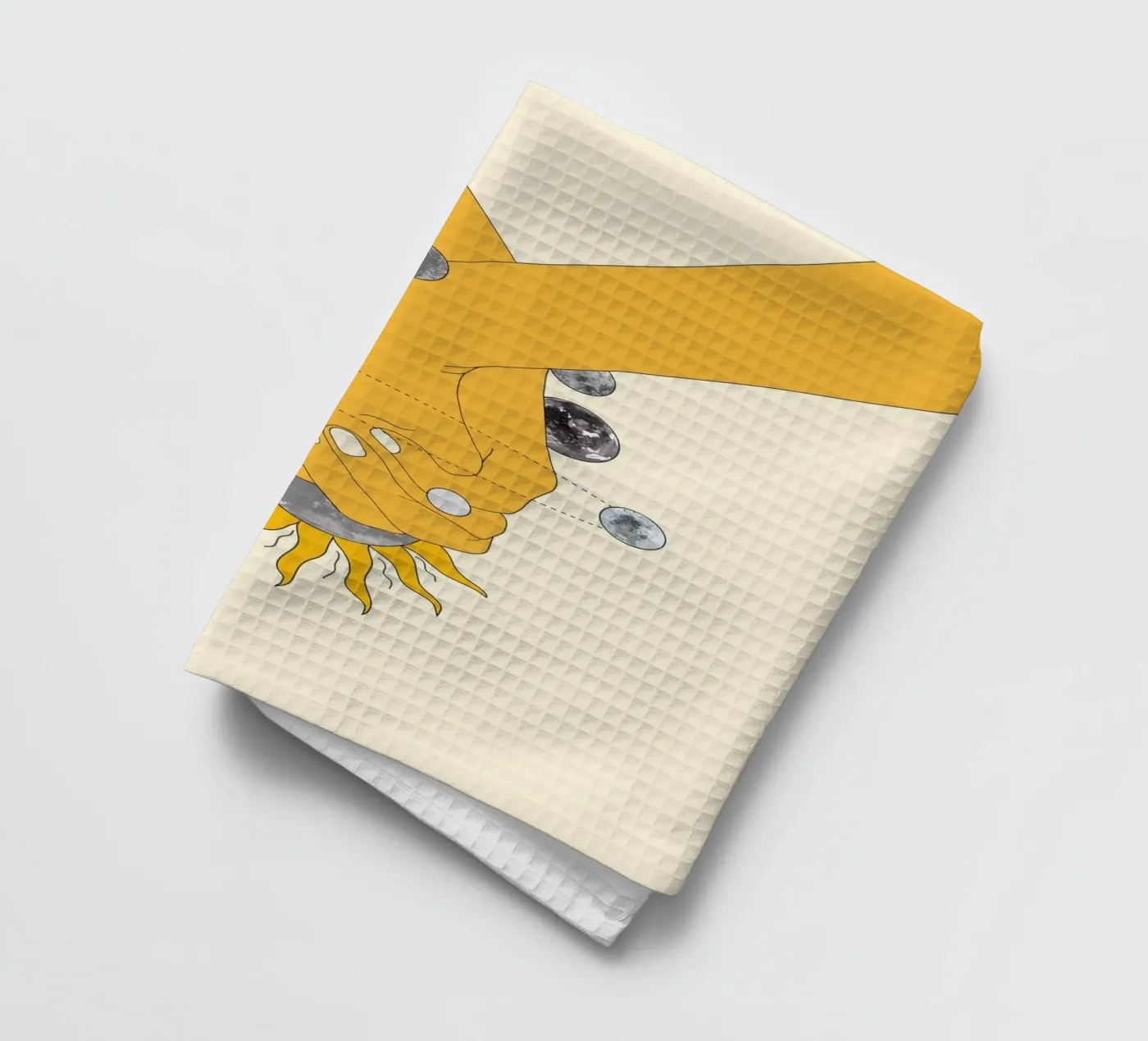 Everything Revolves Around Us Geschirrtuch von Nadjaa