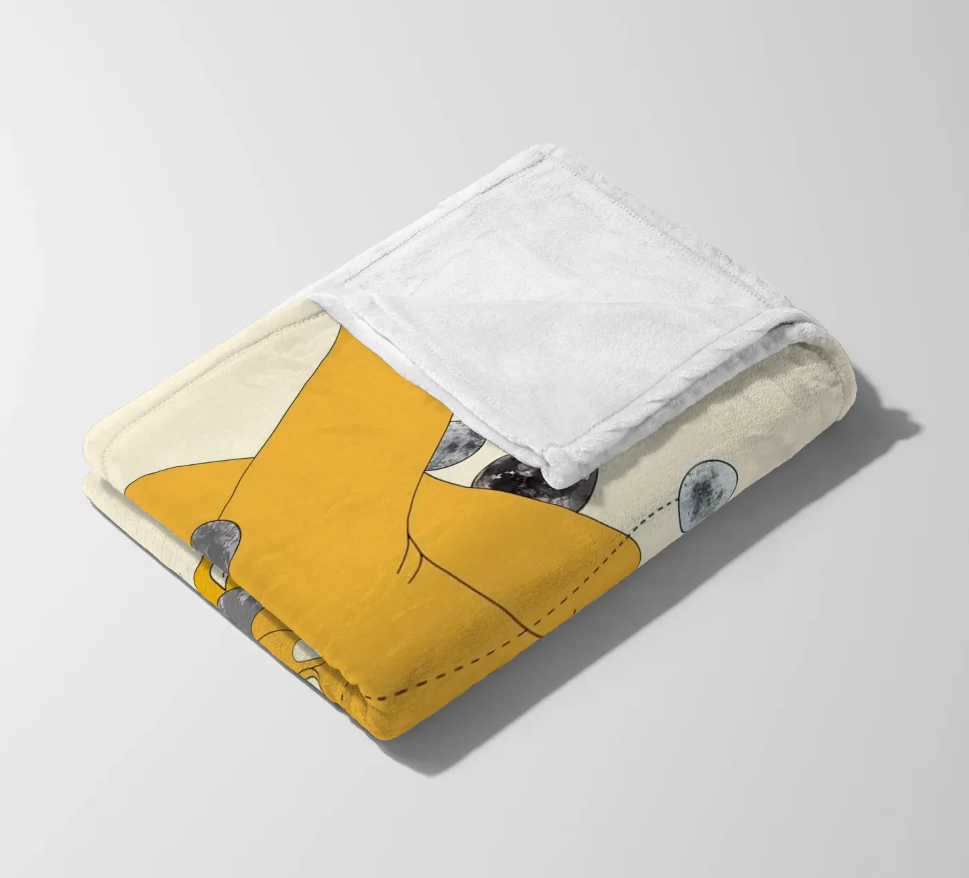 Everything Revolves Around Us Fleecedecke von Nadjaa