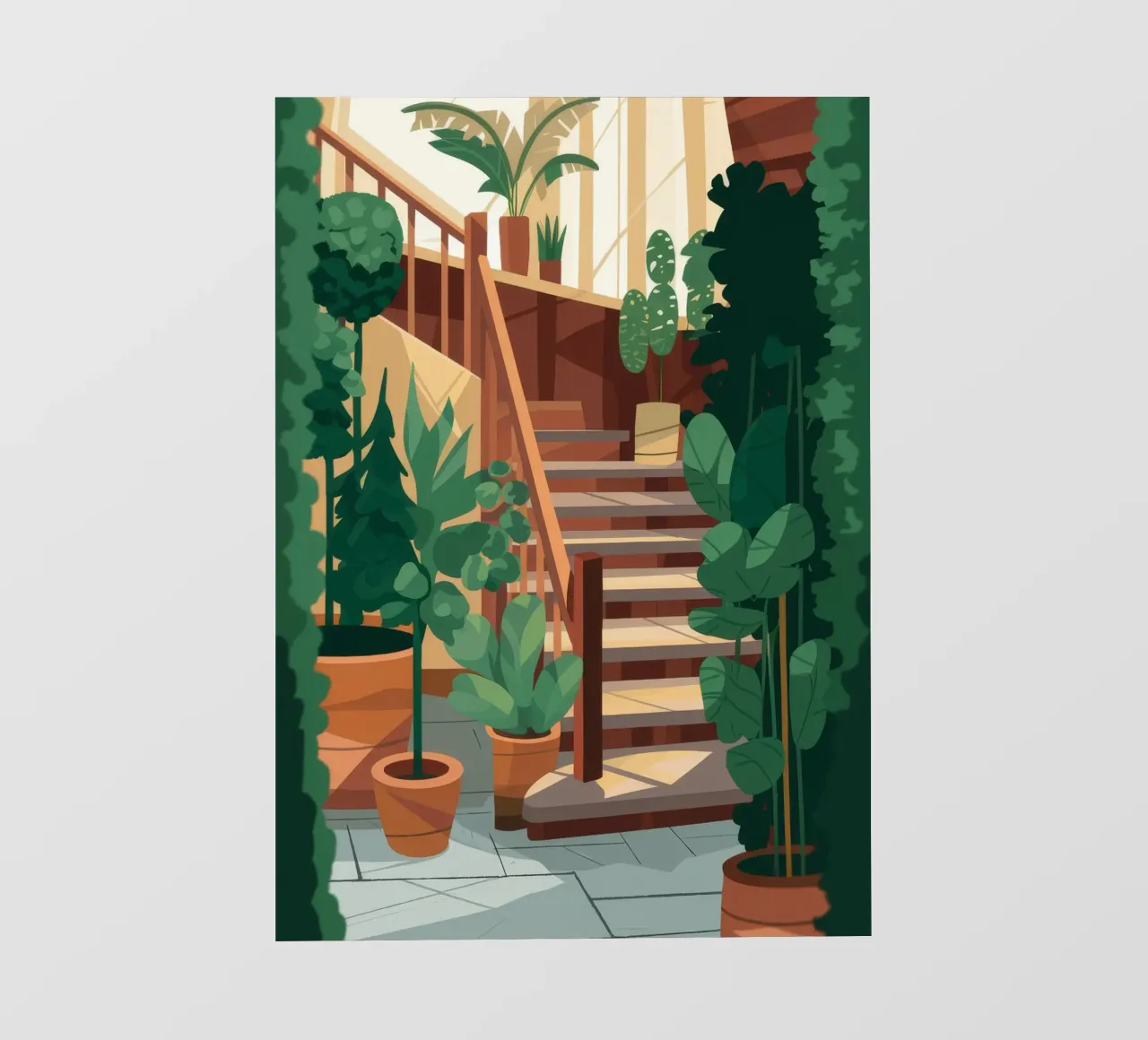 Scala Oasi verde telo in pvc da Fine Sanctuary