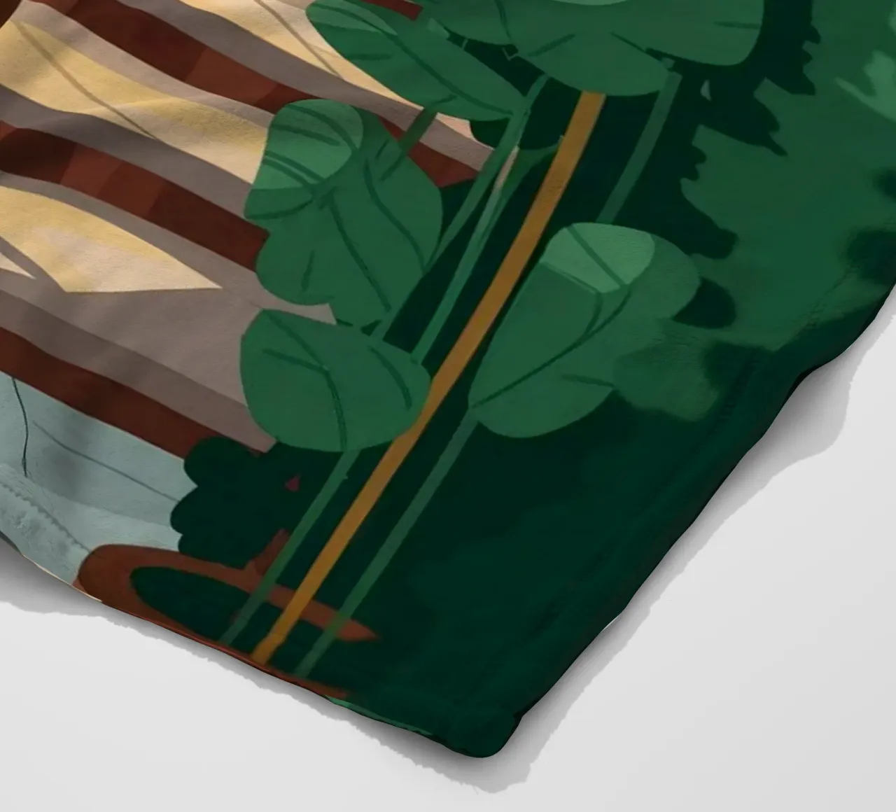 Scala Oasi verde coperta in pile da Fine Sanctuary