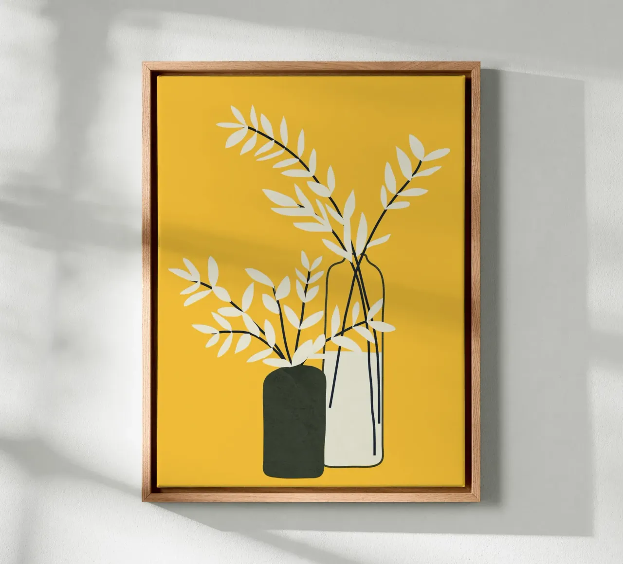 Abstract Vases tela con Cornice a cassetta da Nadjaa