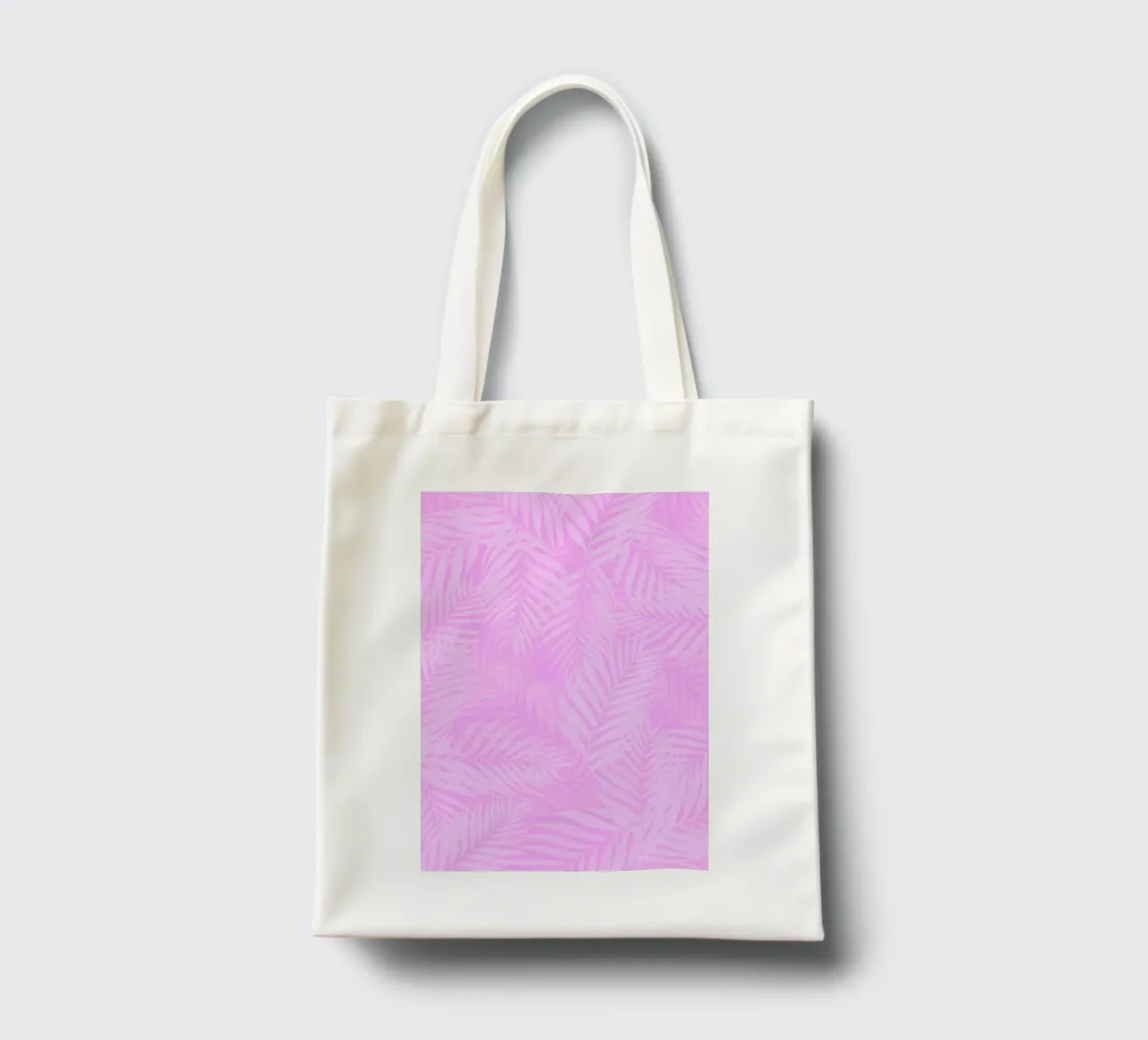 Foglie di palma rosa orchidea borsa in juta da SilverPegasus