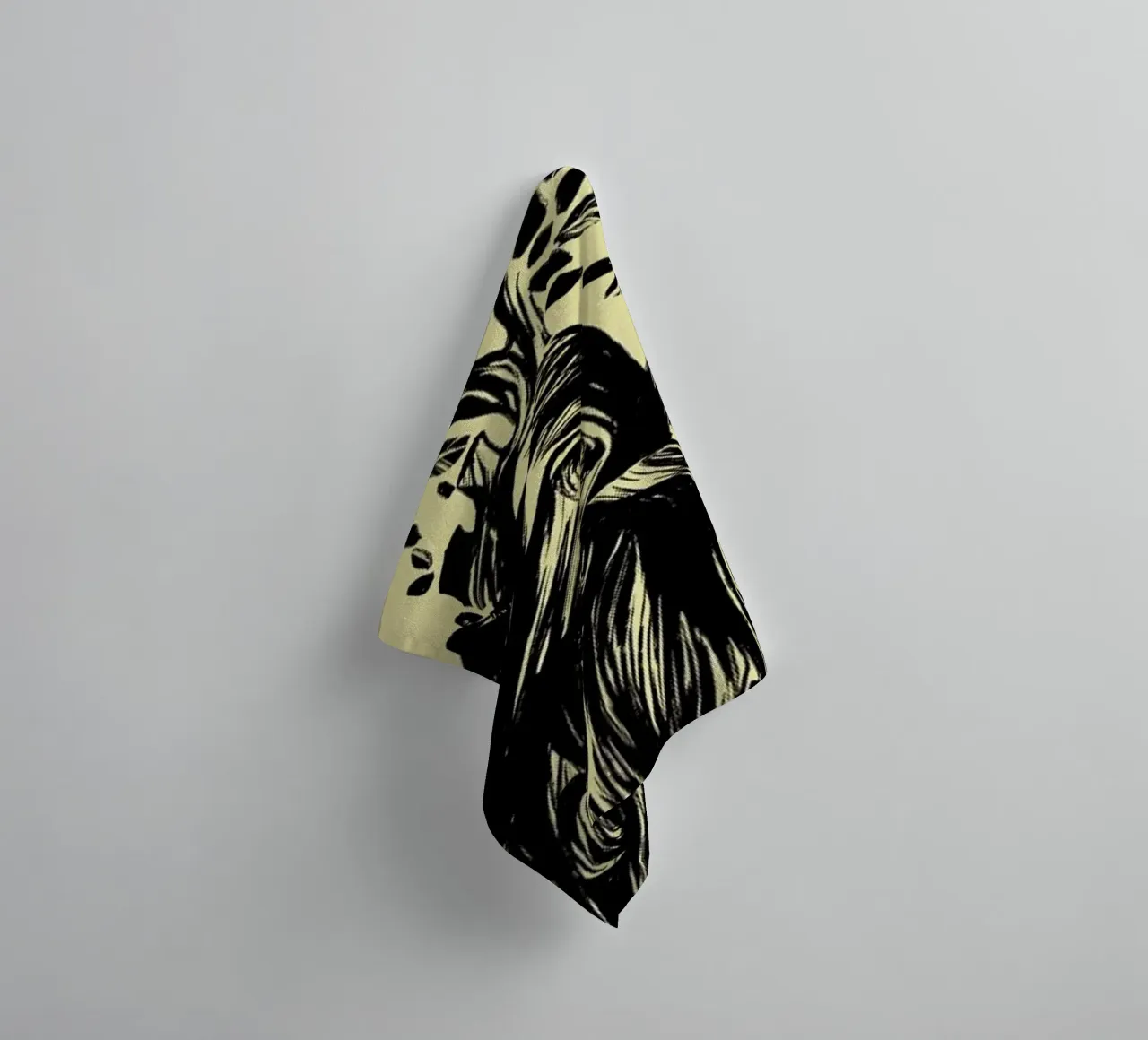 Blooming Heart Love towel by Tobe Fonseca