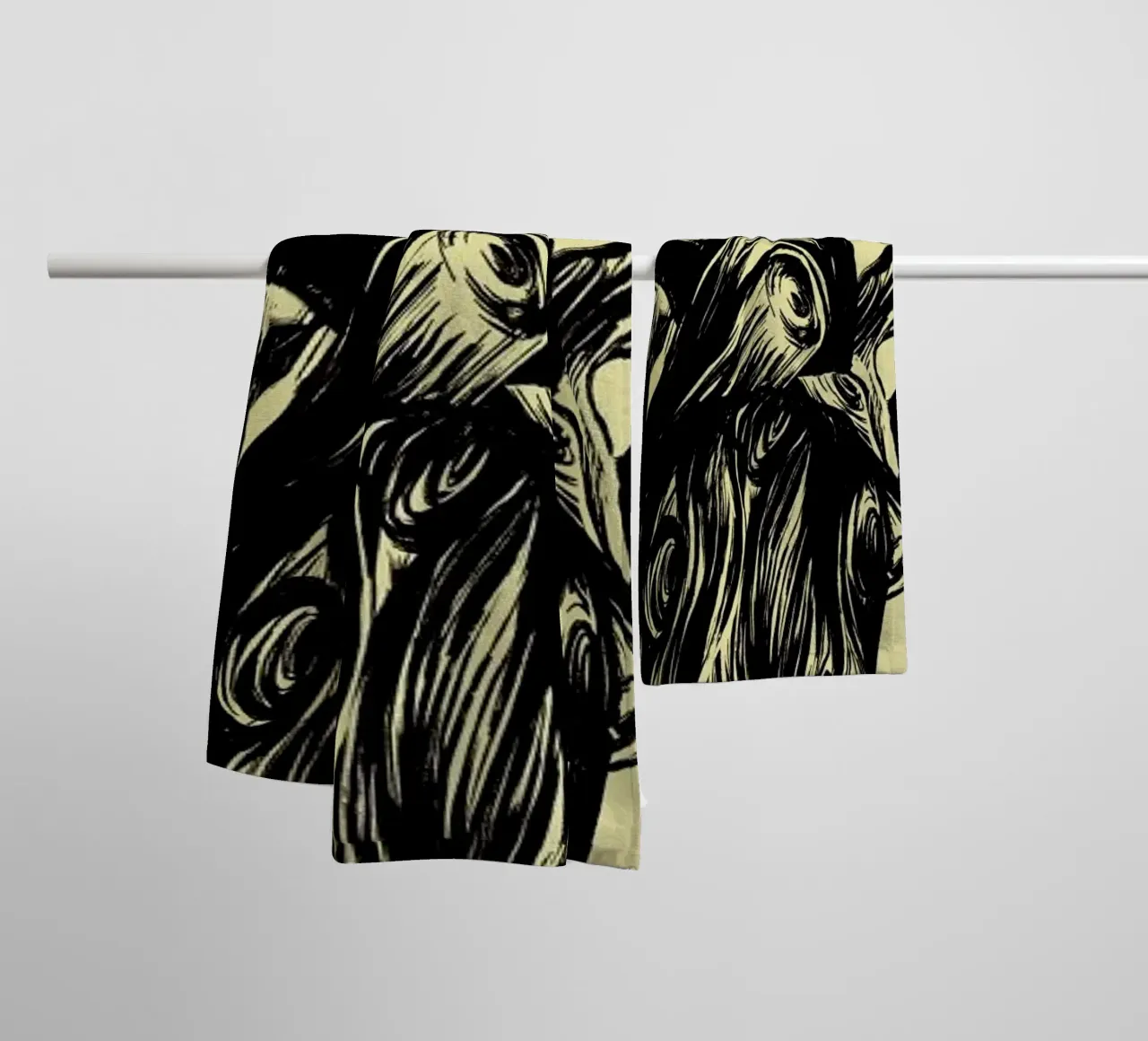 Blooming Heart Love towel by Tobe Fonseca
