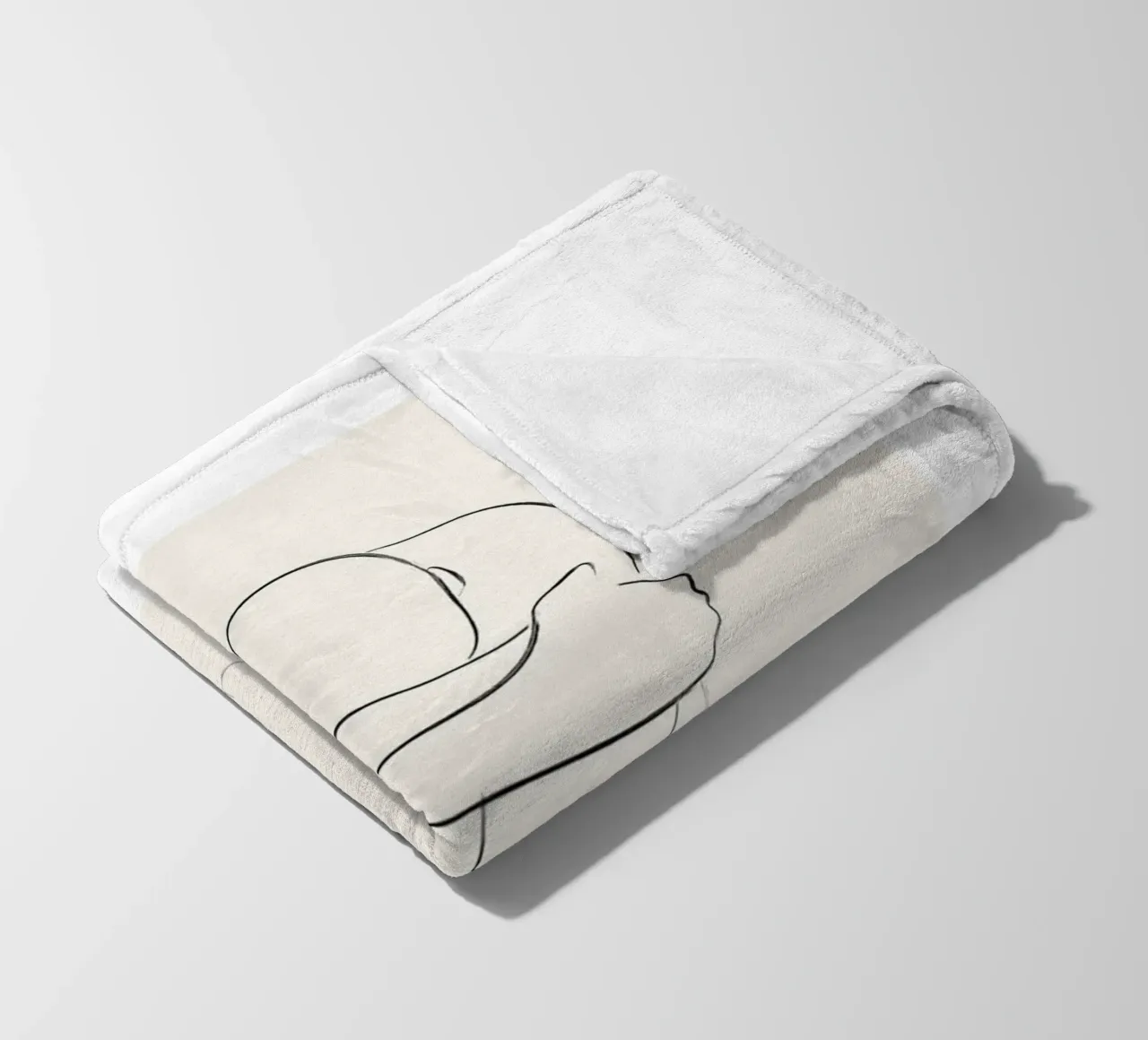 Di Garmi Schema statico coperta in pile da Birgitpopshop