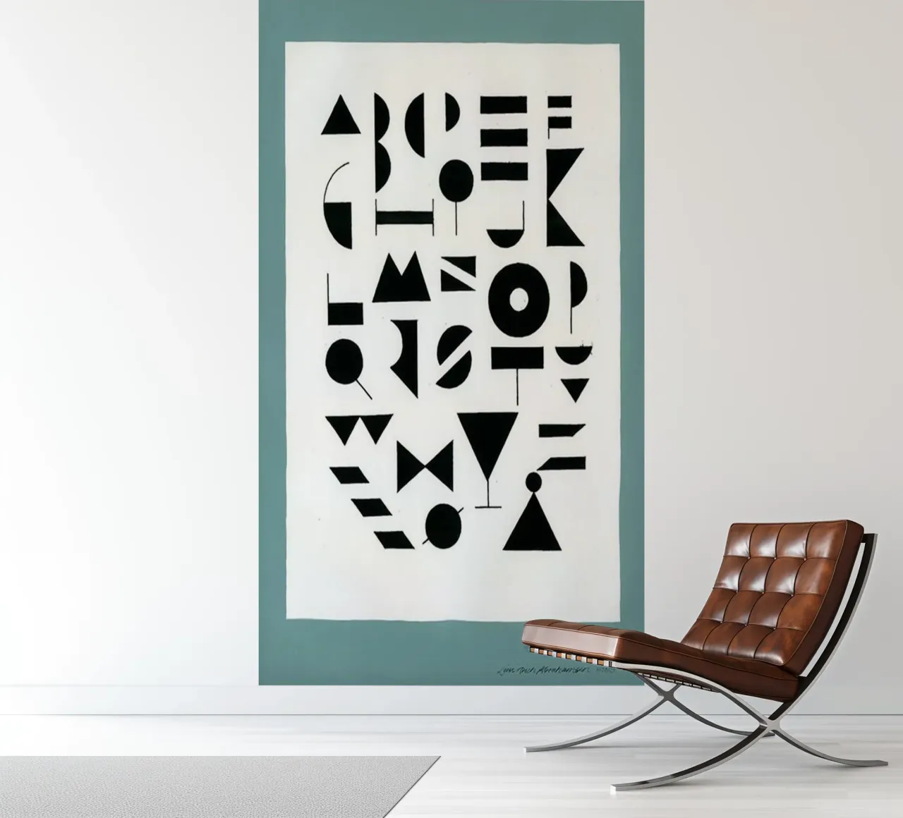 Alphabet Reseda photo wallpaper by Birgitpopshop