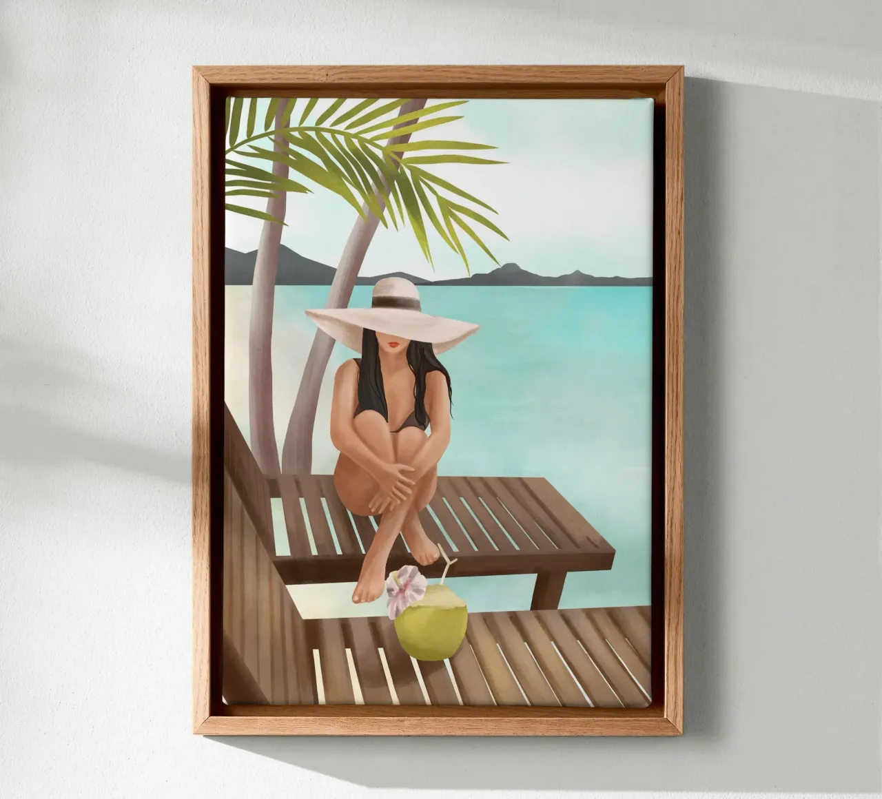 That Summer Feeling VII tela con Cornice a cassetta da cityart
